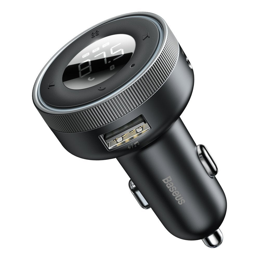 FM transmitter MP3 car charger LED 2x USB Bluetooth black - Carlat