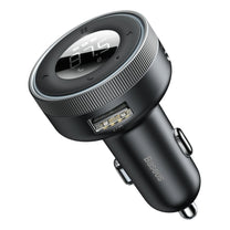 FM transmitter MP3 car charger LED 2x USB Bluetooth black - Carlat