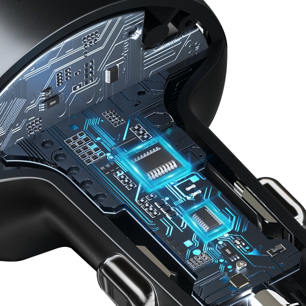 FM transmitter MP3 car charger LED 2x USB Bluetooth black - Carlat