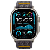 Fabric strap for Apple Watch 44 / 45 / 46 / 49 mm Athlex Air - gray - Carlat