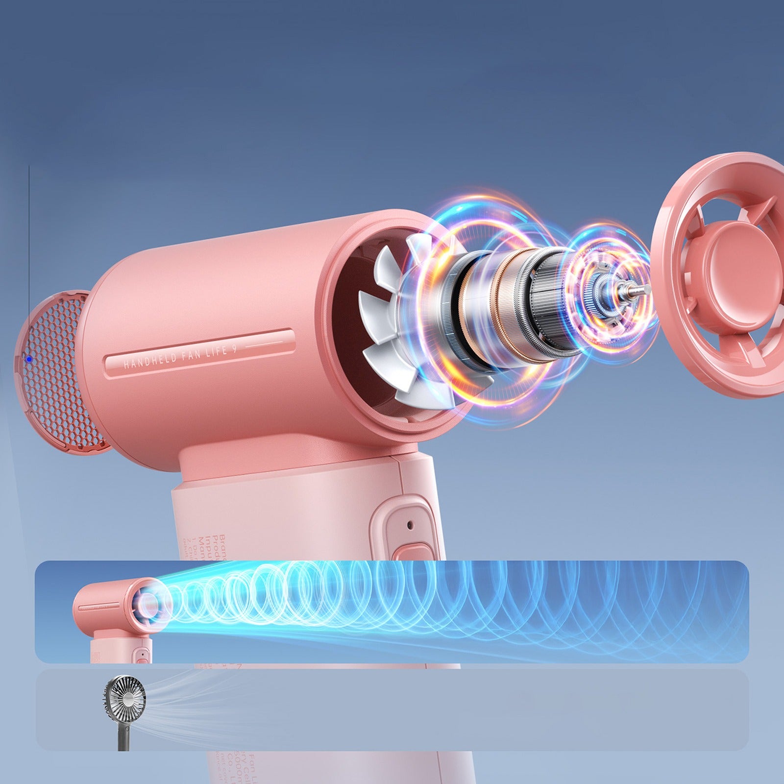 Fans and air conditioners – Mini blower fan portable fan - Carlat