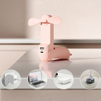 Fans and air conditioners – Mini portable fan with power - Carlat