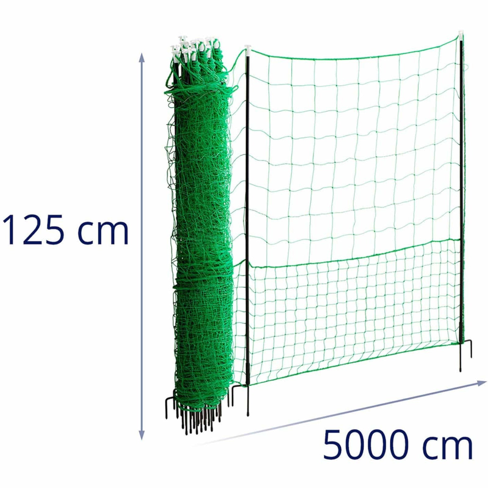 Farm protective fence mesh for poultry chickens 1.25 x 50 m - Carlat