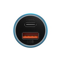 Fast car charger Golden Container Max USB USB-C 60W QC blue - Carlat