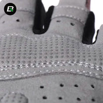 Fingerless cycling gloves, quick release, size XL, gray - Carlat
