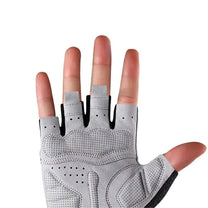 Fingerless cycling gloves, quick release, size XL, gray - Carlat