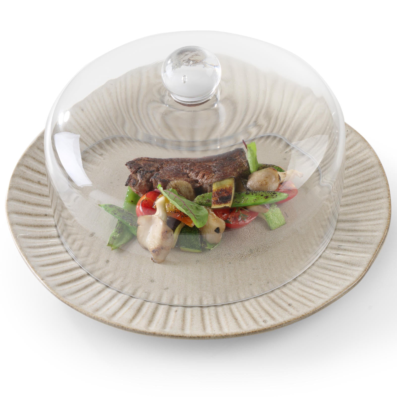Fishing – Glass dome for smoking food on a plate - Carlat
