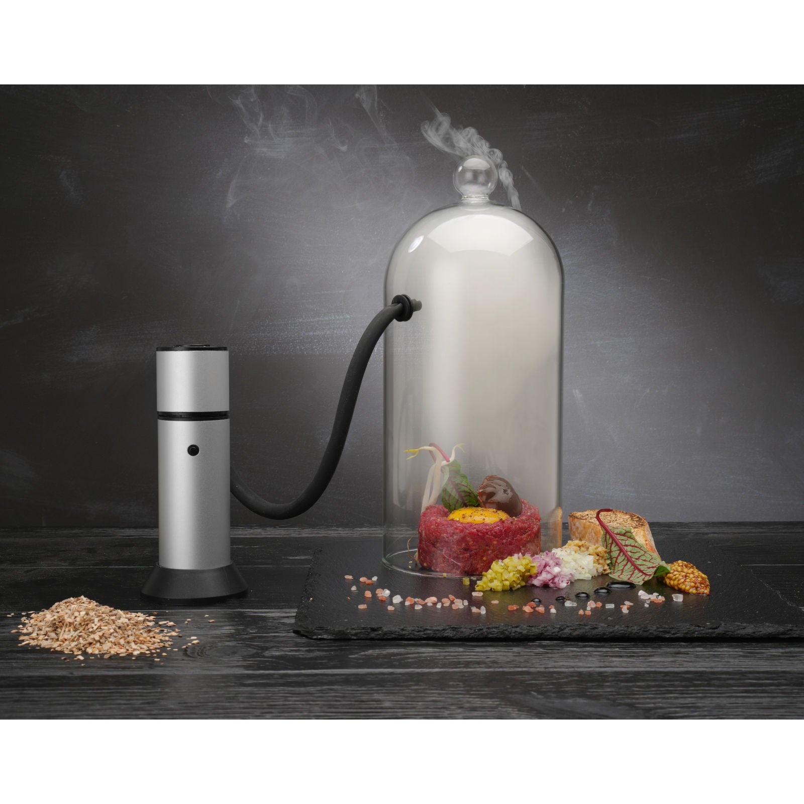 Fishing – Oblong glass dome for smoking food on a - Carlat