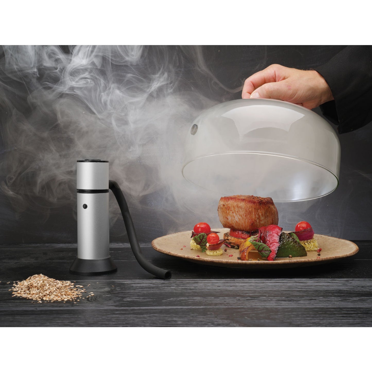 Fishing – Wide glass dome for smoking food on a - Carlat