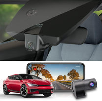 Fitcamx Dash Cam Car Front and Rear Compatible with Kia EV6 GT GT-Line Light Wind 2022 2023 2024 2025, OEM Dash Cam 4K 2160P+1080P UHD Video WiFi, G-Sensor, Loop Recording, Night Vision, Plug & Play - Carlat