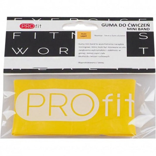 Fitness resistance band Profit Mini Band 50cmx5cmx0.5mm - Carlat