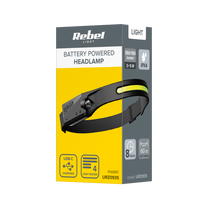 Rebel Flashlights, hand – Rechargeable headlamp (5W COB+ 3W Led) - headband – image 4