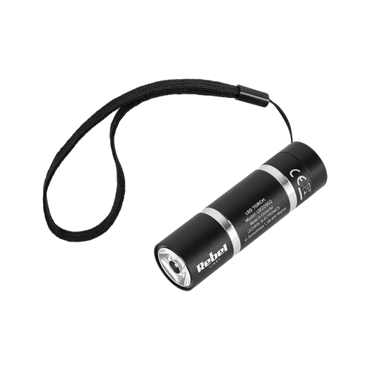 Flashlights, hand lamps, headlamps, tourist lamps – 1 W Aluminum Flashlight - Carlat