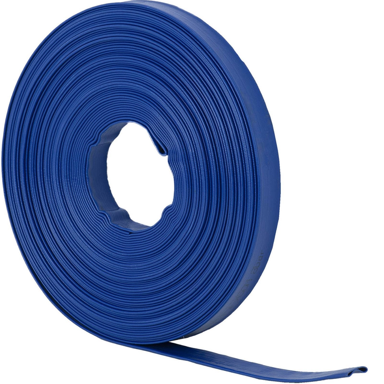 Flat hose for garden water pump reinforced 1 1/2' 38 mm 0-7 bar 50 m - Carlat