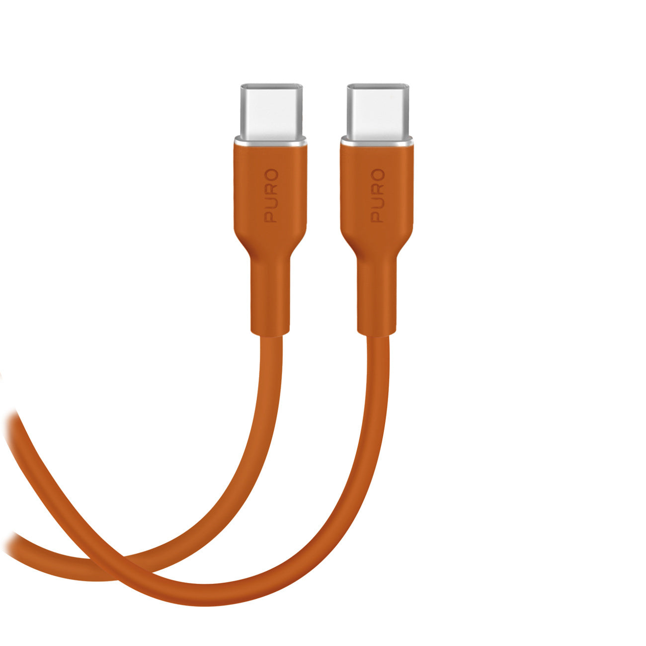 Flexible USB-C cable 60W 1.5m ICON - orange - Carlat