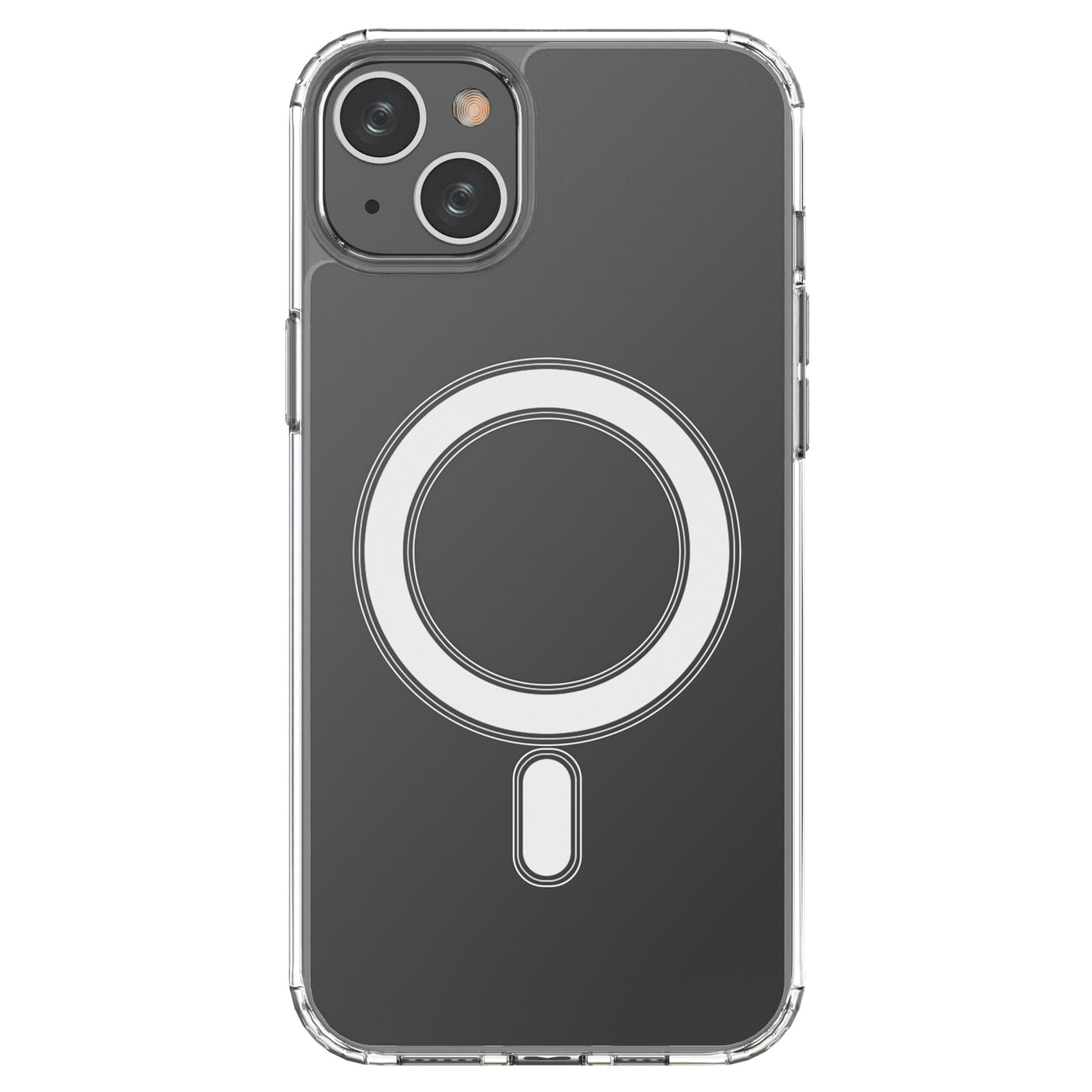 Flexible gel case for iPhone 15 Plus magnetic with MagSafe transparent - Carlat