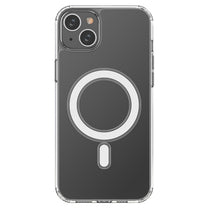 Flexible gel case for iPhone 15 Plus magnetic with MagSafe transparent - Carlat
