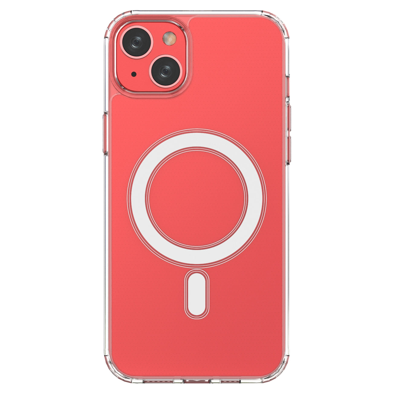 Flexible gel case for iPhone 15 Plus magnetic with MagSafe transparent - Carlat