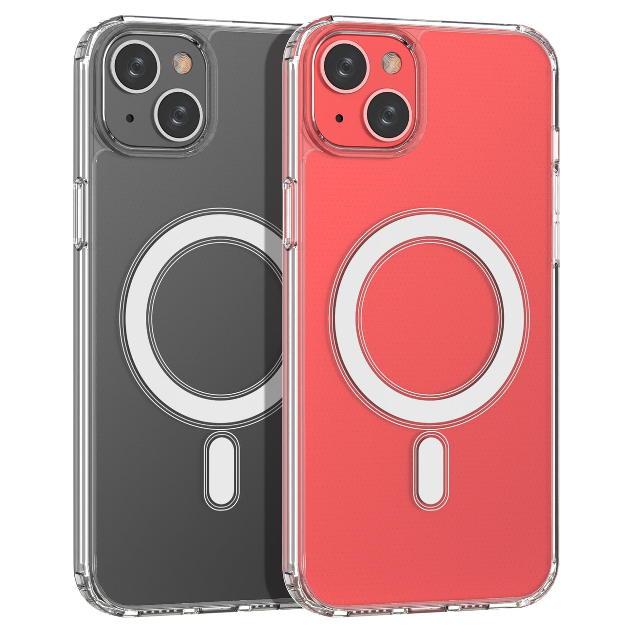 Flexible gel case for iPhone 15 Plus magnetic with MagSafe transparent - Carlat