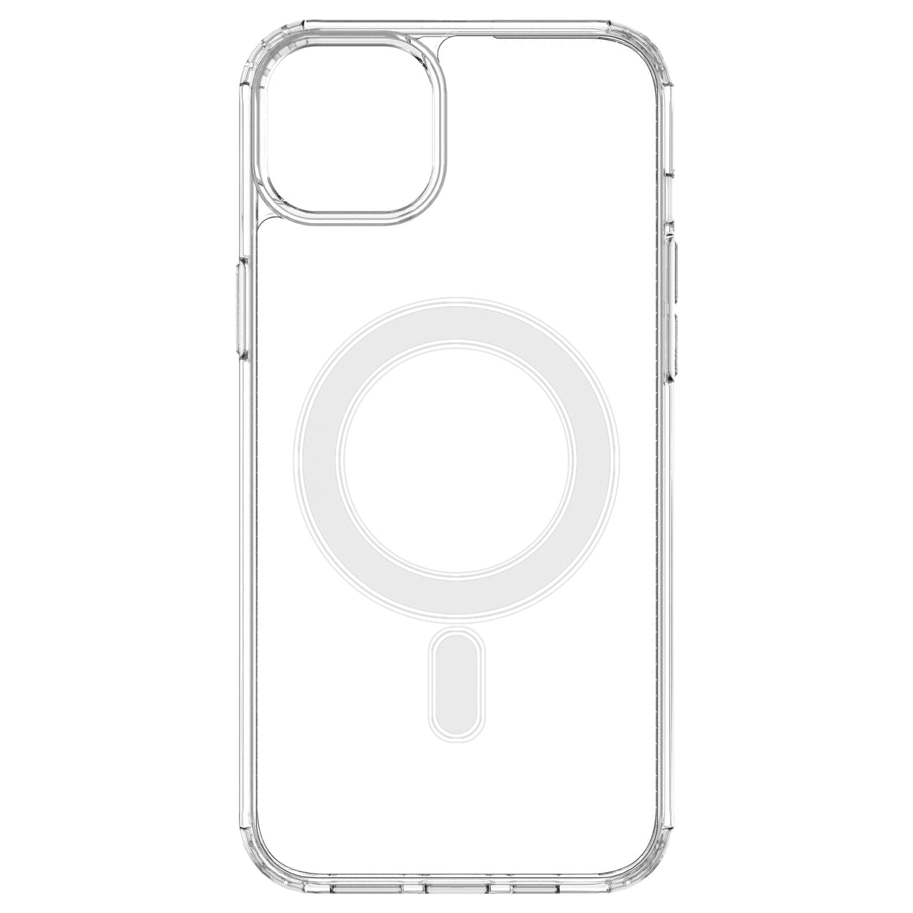 Flexible gel case for iPhone 15 Plus magnetic with MagSafe transparent - Carlat