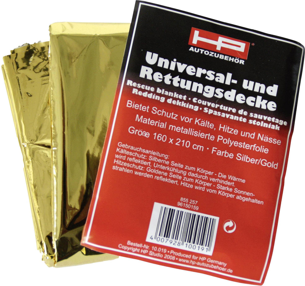 Foil blanket 210x160 cm - Carlat