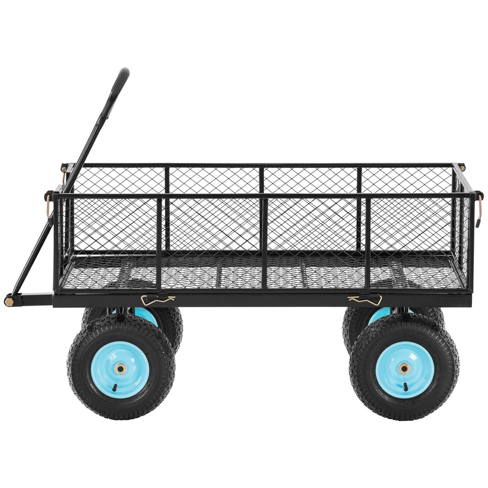 Foldable garden cart with a tarpaulin for transporting soil and fertilizer up to 550 kg - Carlat