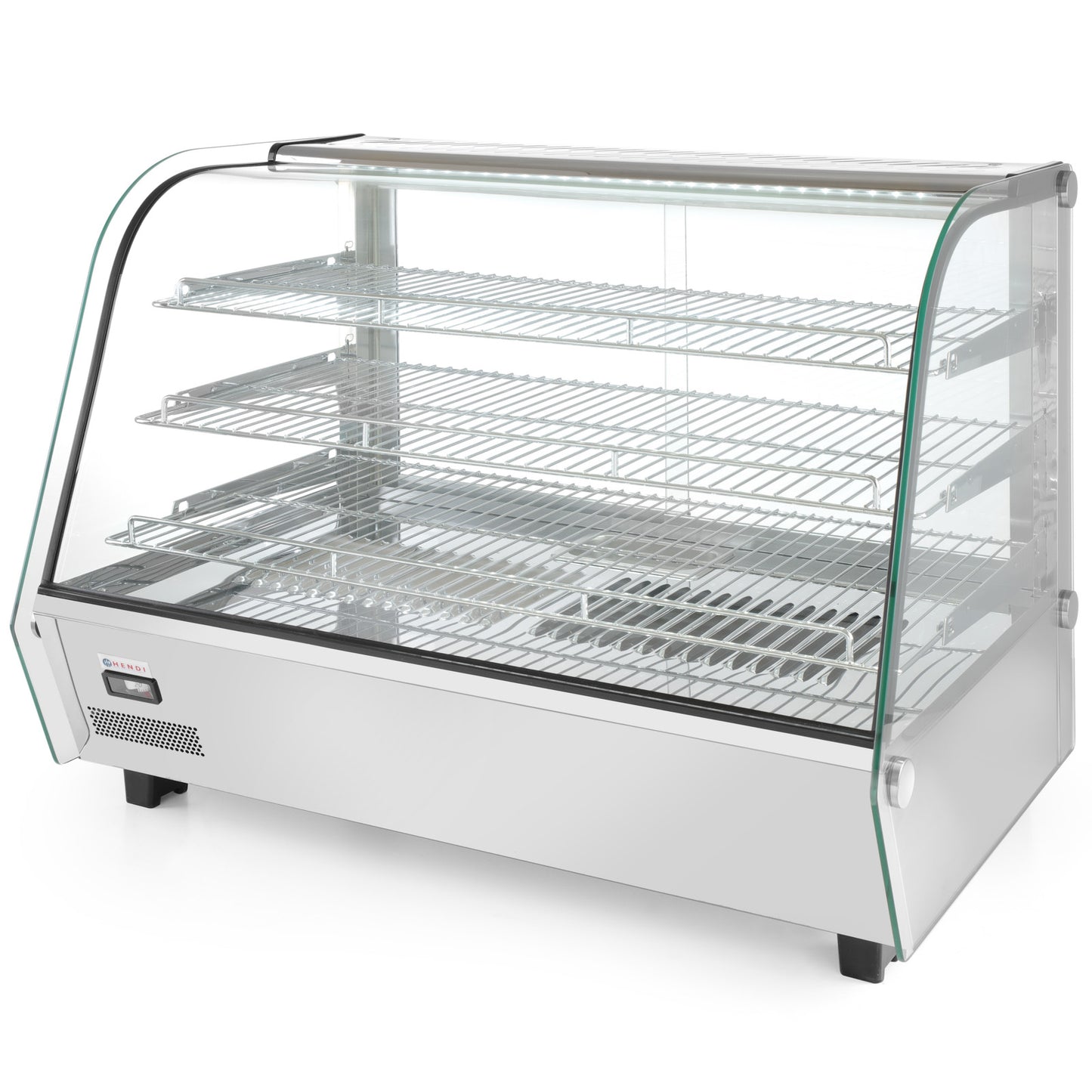 Food Service – Adjustable display heating display cabinet, 3 shelves, - Carlat
