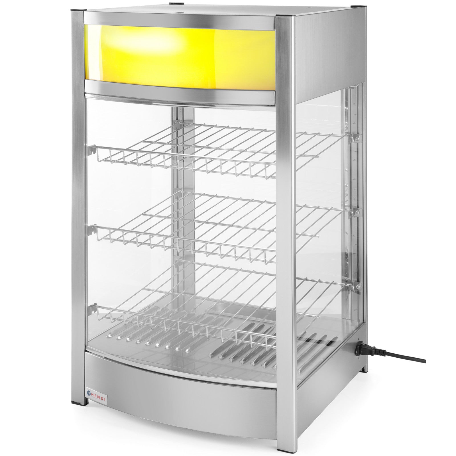 Food Service – Adjustable display heating display cabinet with 3 - Carlat