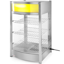 Food Service – Adjustable display heating display cabinet with 3 - Carlat