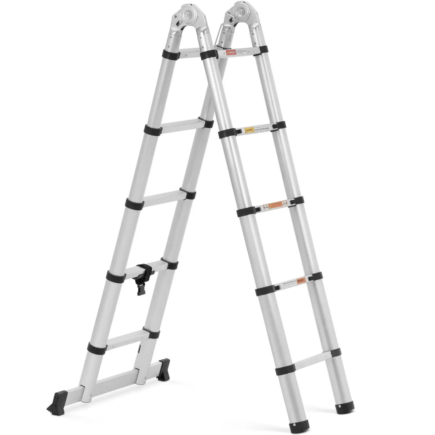 Food Service – Aluminum folding telescopic ladder 12 steps 0.85-1.85/3.8 - Carlat