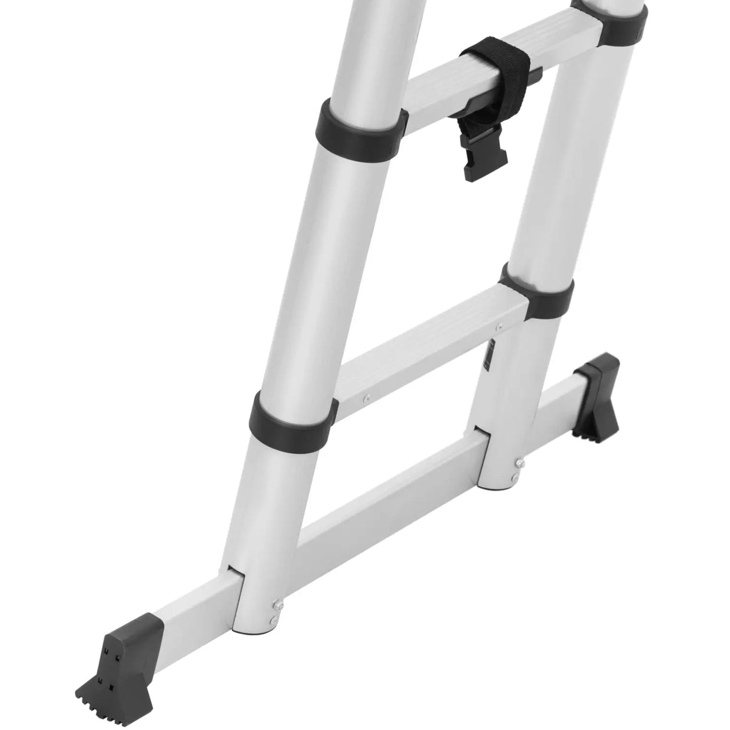 Food Service – Aluminum folding telescopic ladder 12 steps 0.85-1.85/3.8 - Carlat
