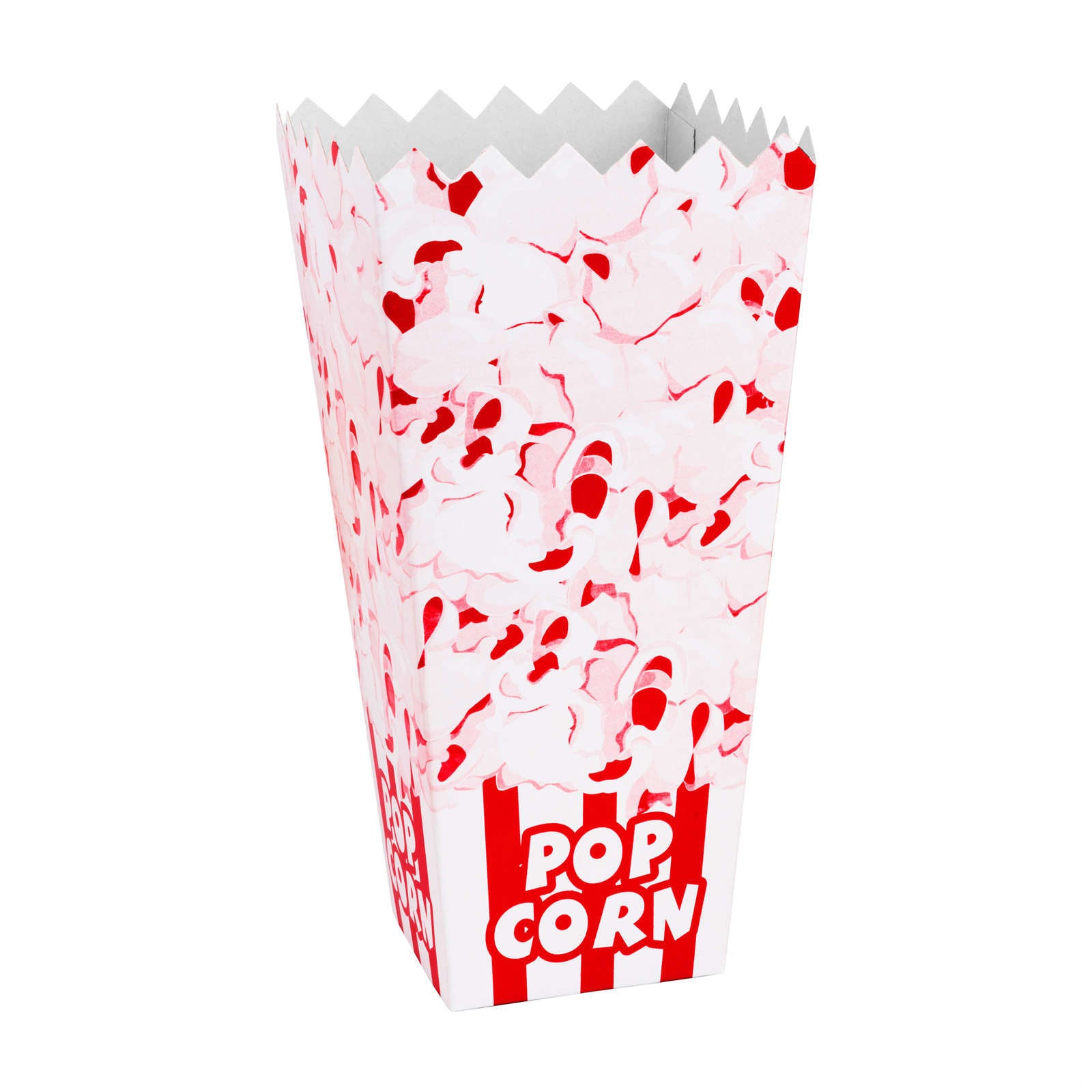 Food Service – Cardboard box for PopCorn 7x22x10.5cm LARGE 1.7L - Carlat