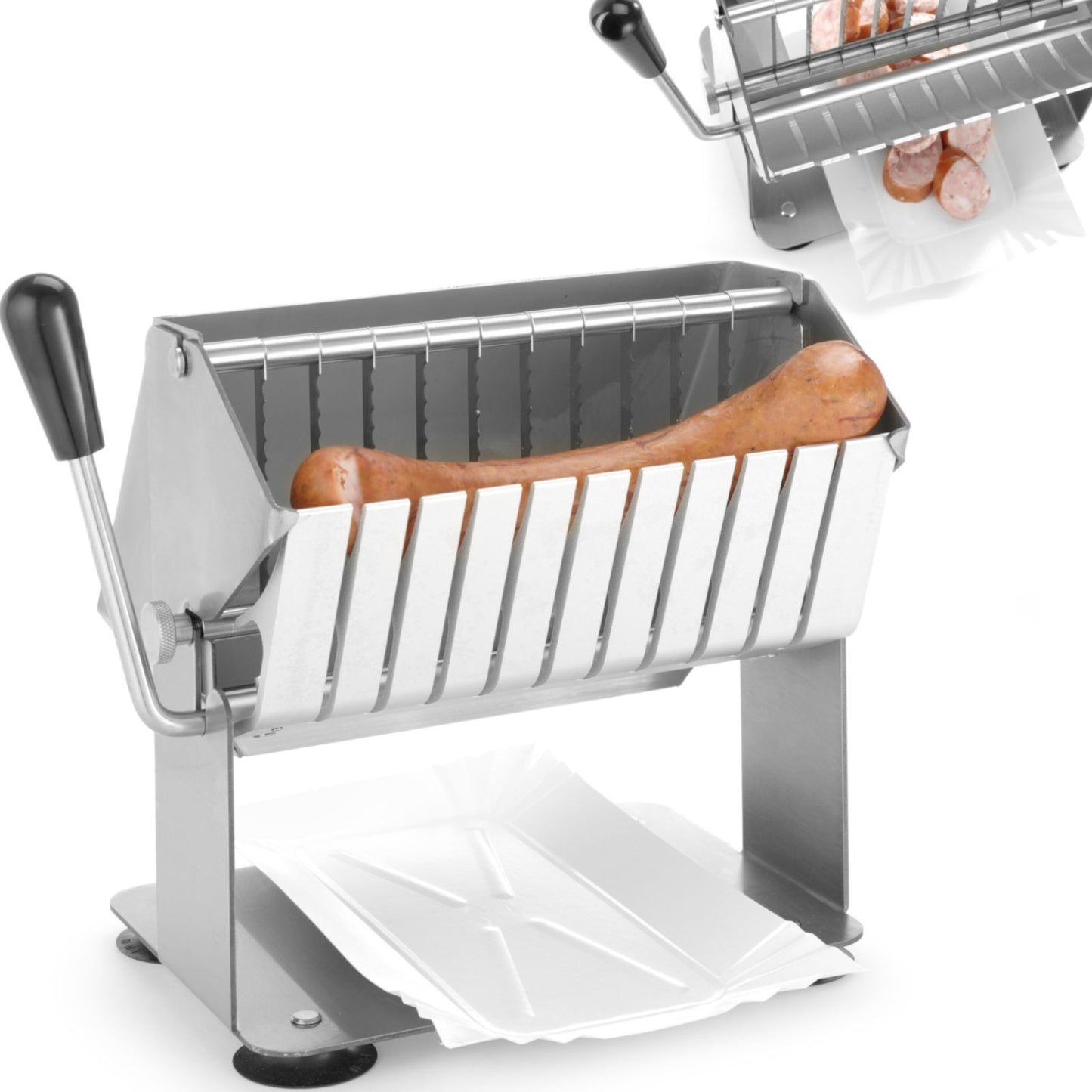 Food Service – CarryWurst - Hendi 222805 manual sausage slicer - Carlat