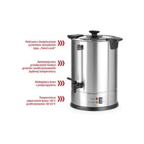 Food Service – Coffee and tea percolator brewer, steel, 950W - Carlat