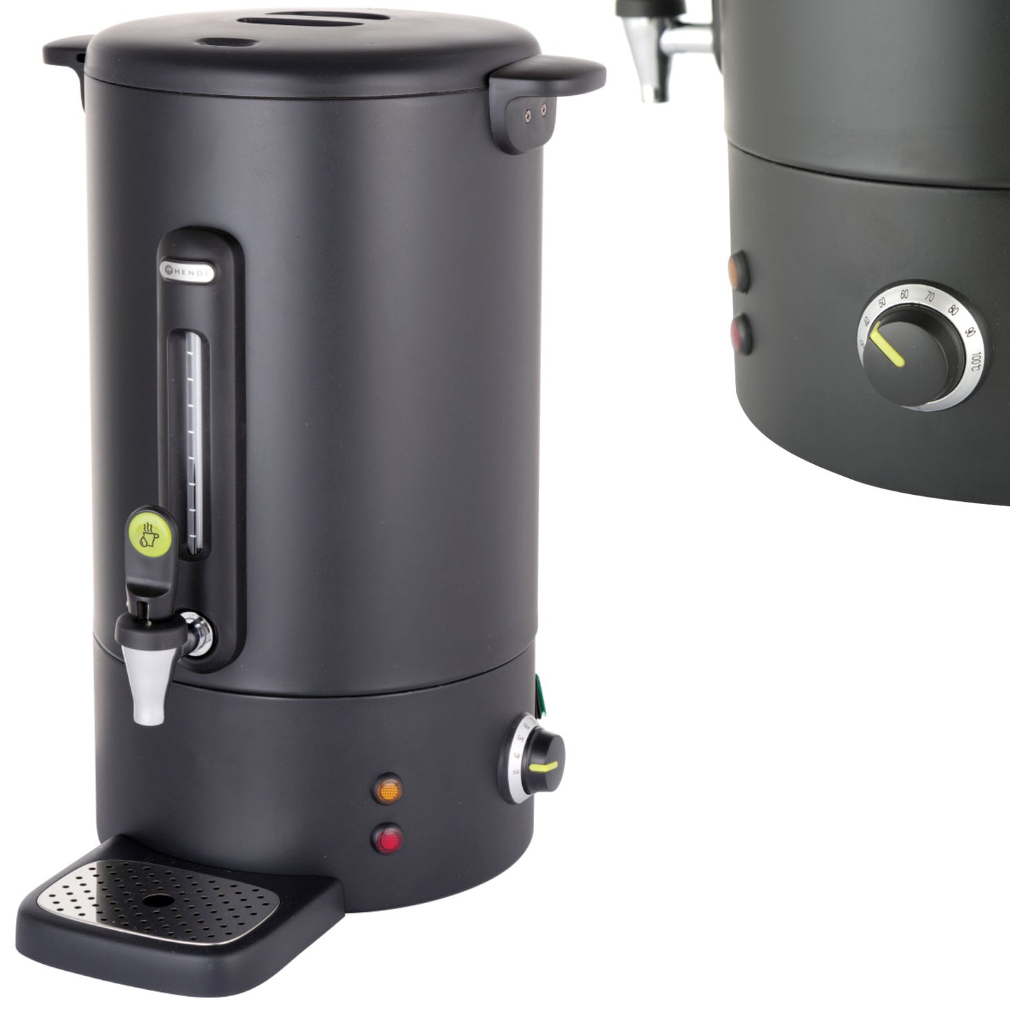 Food Service – Coffee heater with non-drip tap black UNIQ - Carlat