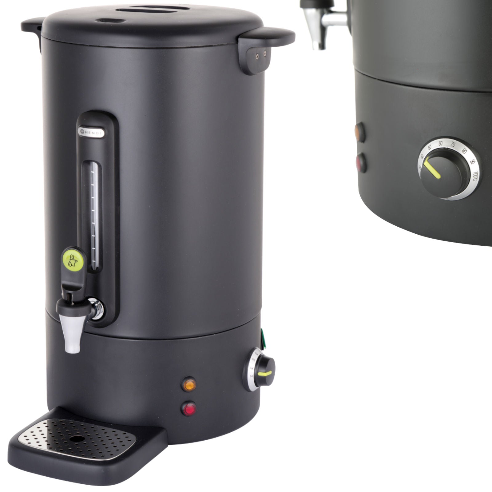 Food Service – Coffee heater with non-drip tap black UNIQ - Carlat