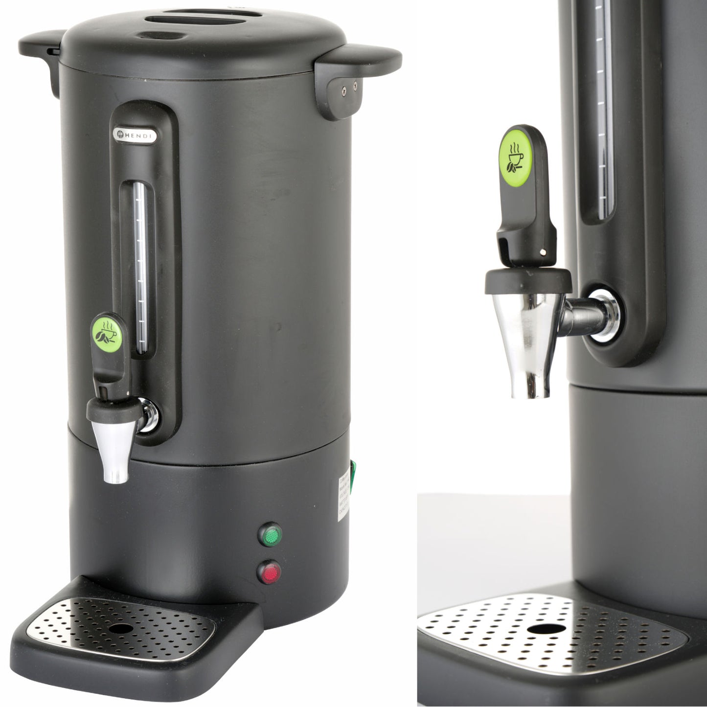 Food Service – Coffee percolator brewer with non-drip tap black - Carlat