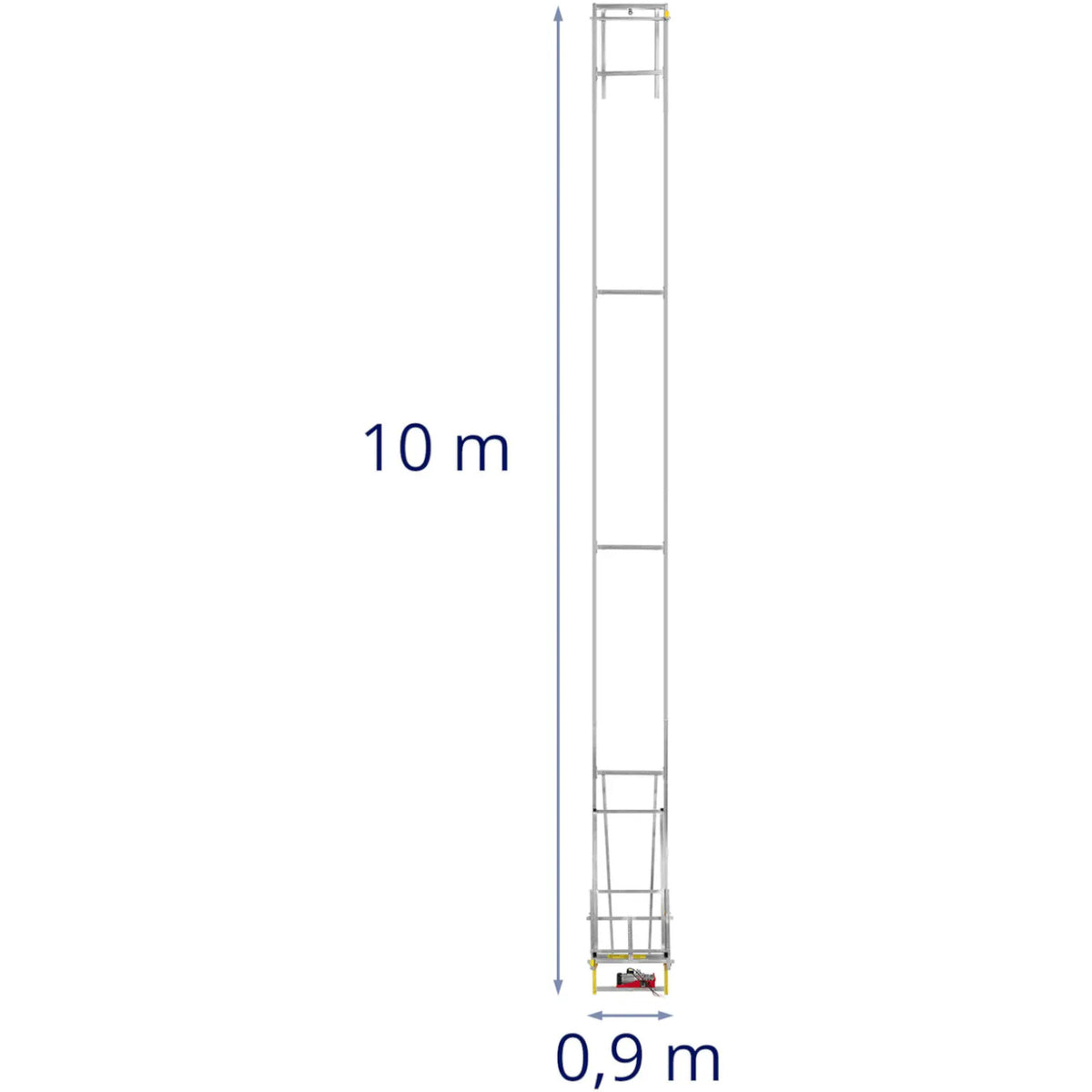 Food Service – Construction roofing winch with remote control - Carlat