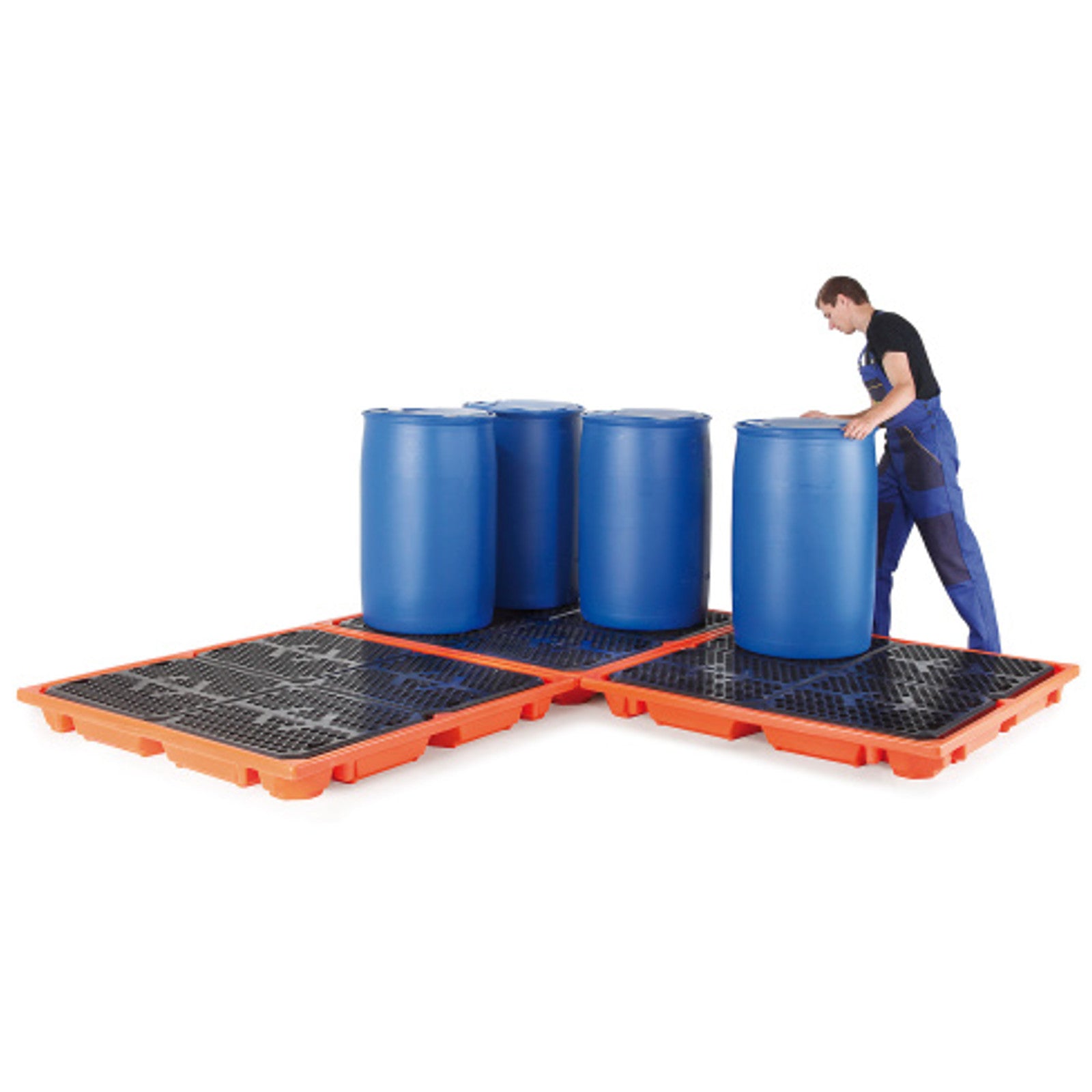 Food Service – Floor spillage tub for 4 215L barrels - Carlat