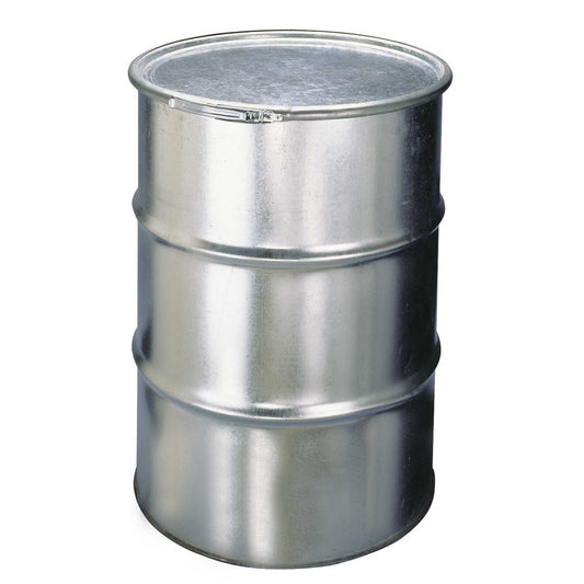 Food Service – Galvanized steel metal barrel 200L, removable lid - Carlat
