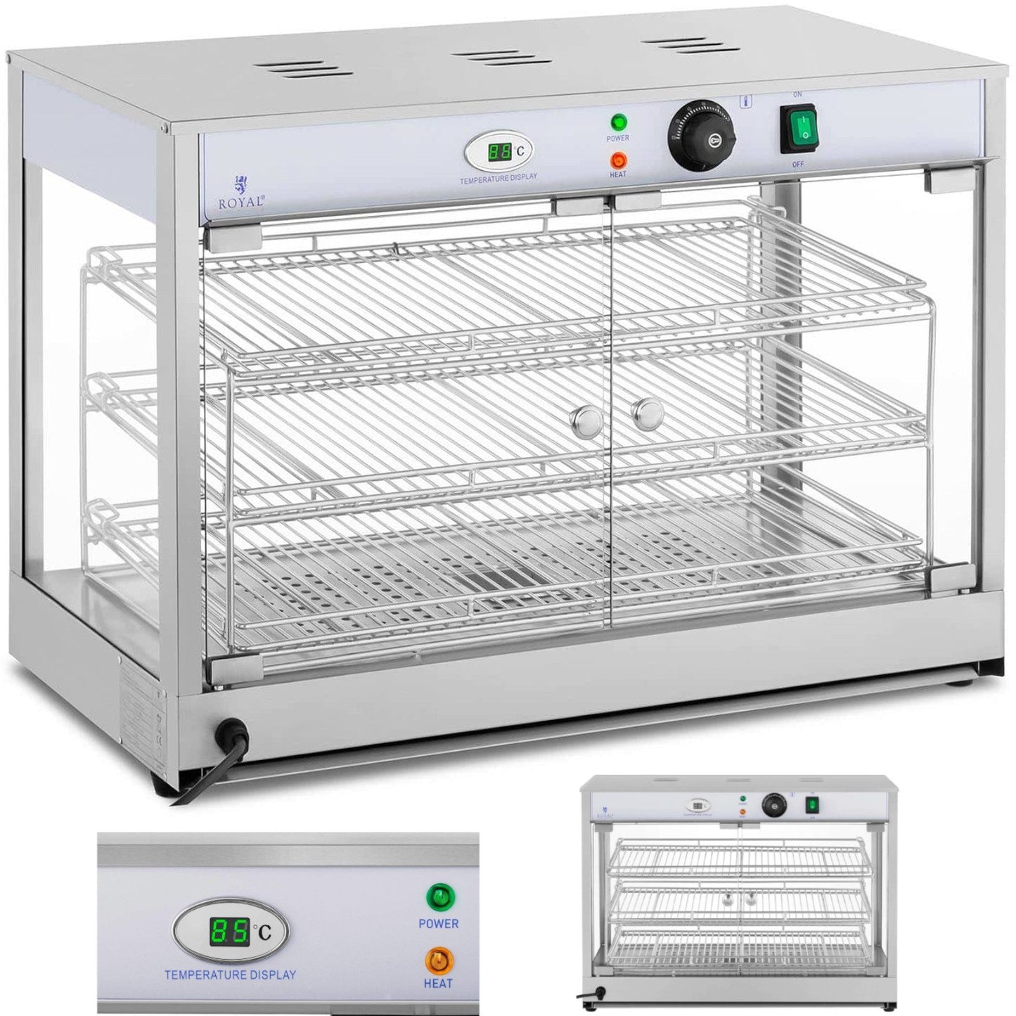 Food Service – Heated display cabinet for food presentation, 3 - Carlat