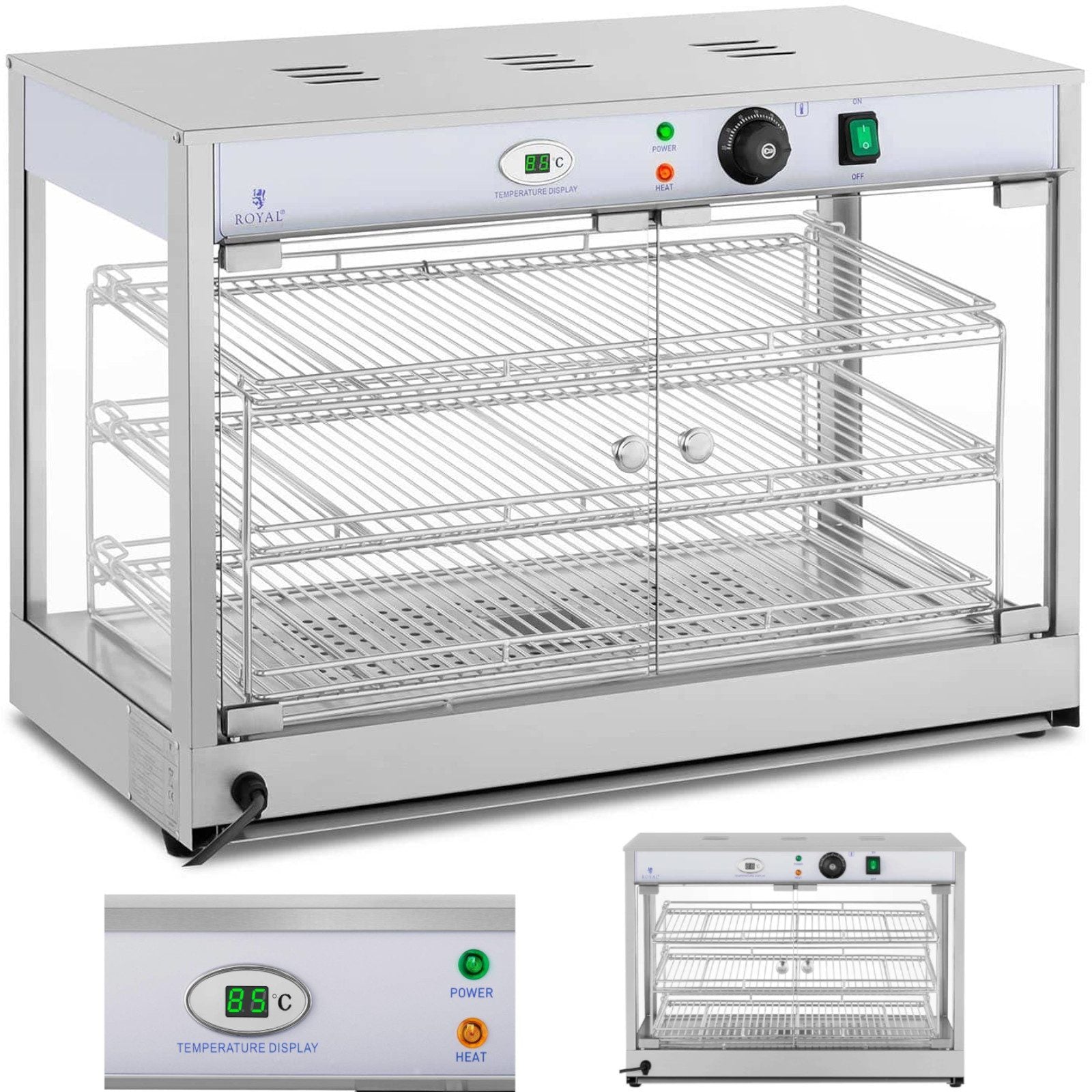 Food Service – Heated display cabinet for food presentation, 3 - Carlat