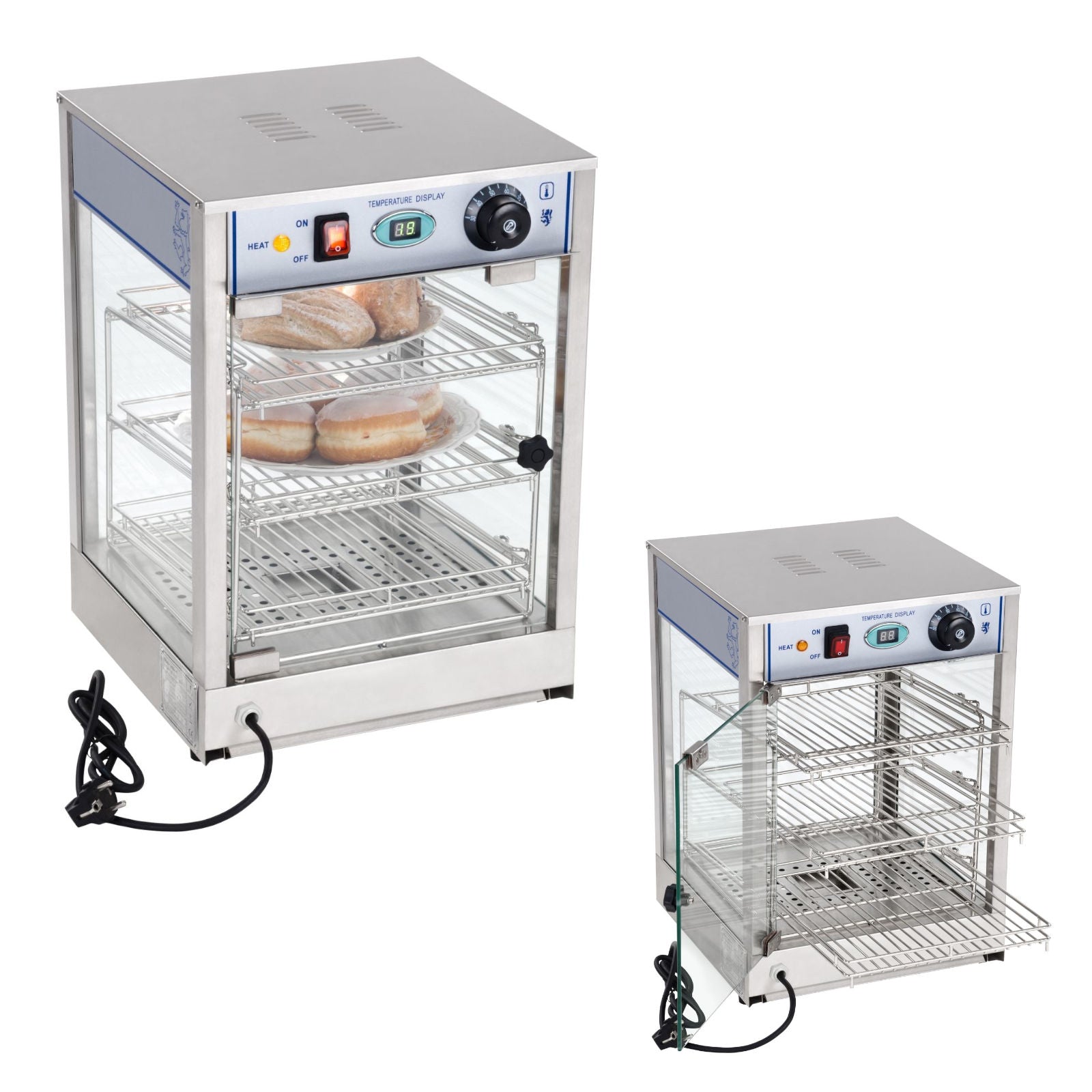 Food Service – Heating display cabinet 850W, width 35.5cm - Carlat