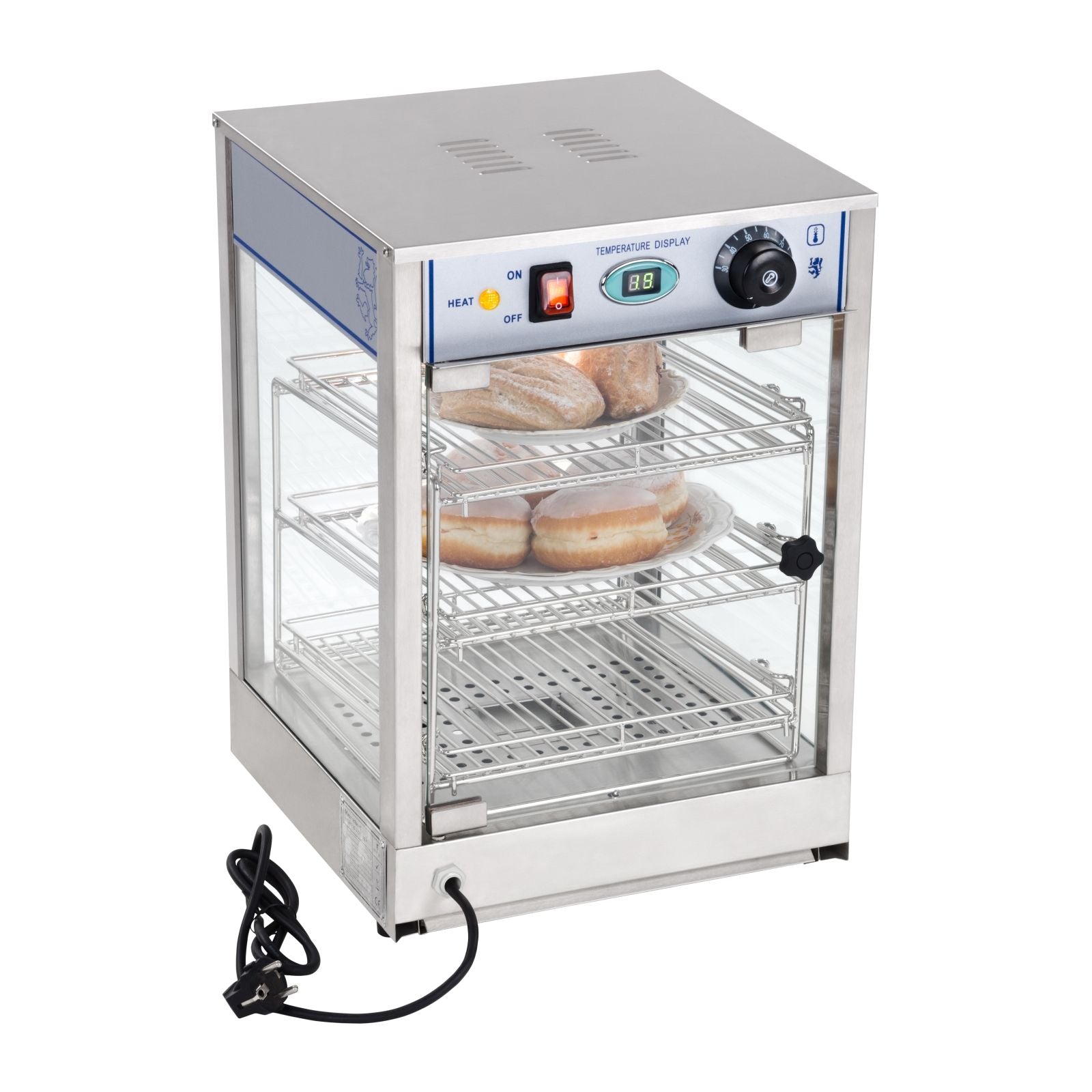Food Service – Heating display cabinet 850W, width 35.5cm - Carlat