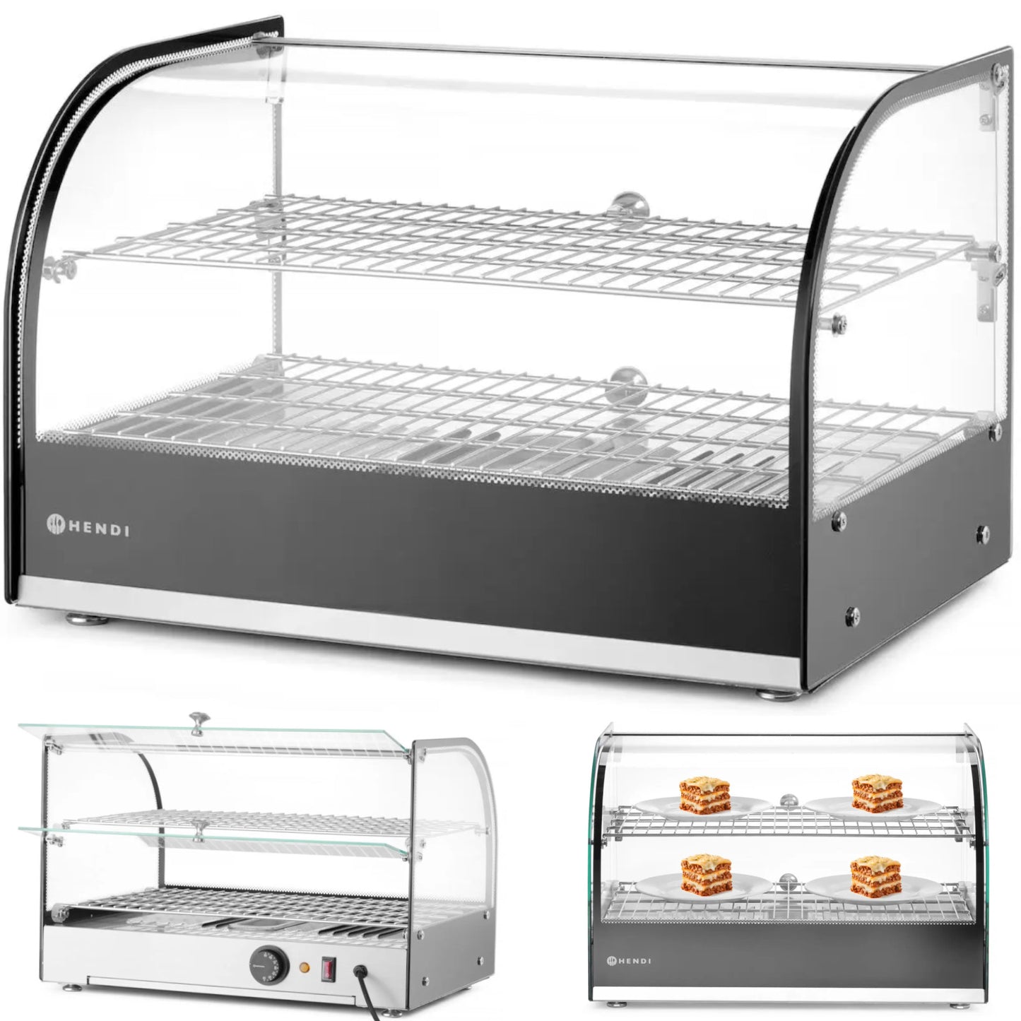 Food Service – Heating display cabinet for food display 800W - Carlat
