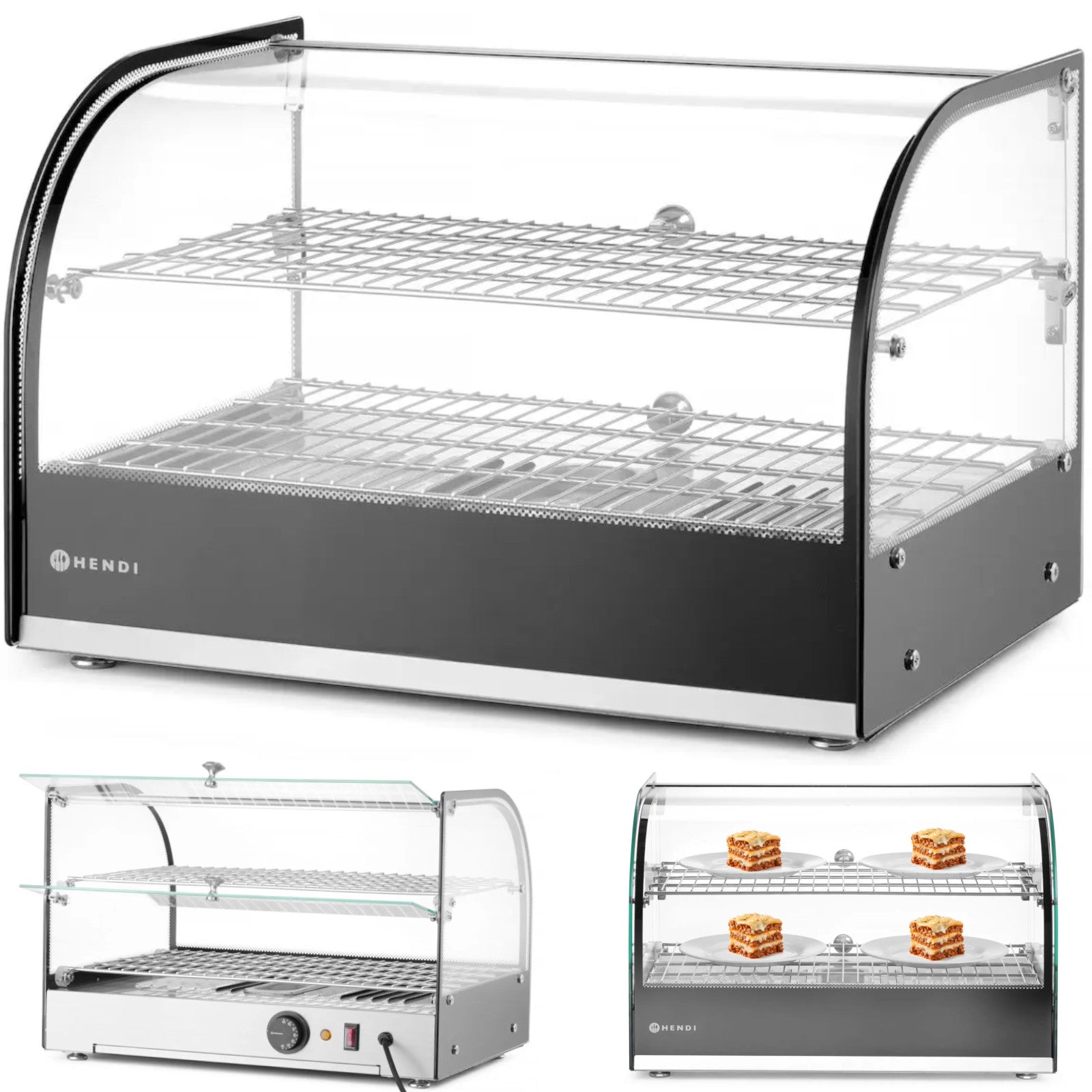Food Service – Heating display cabinet for food display 800W - Carlat