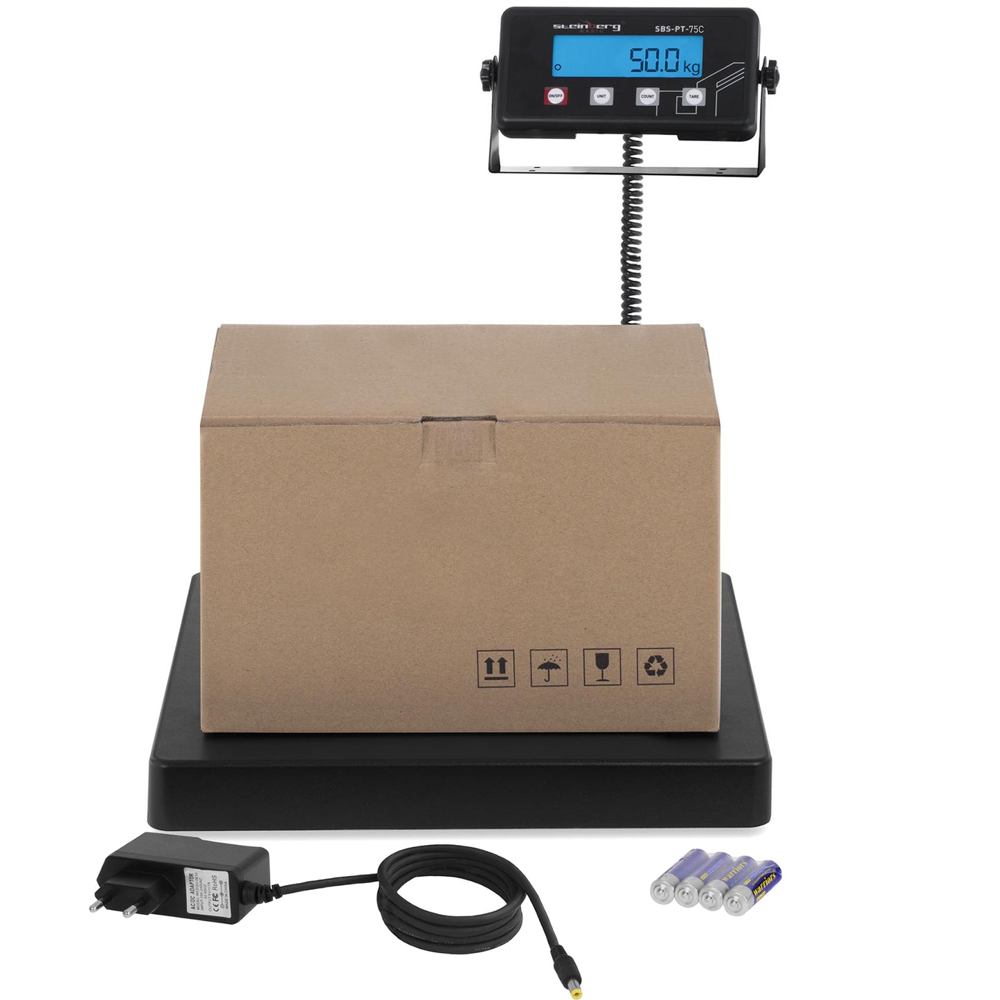 Food Service – Industrial postal parcel scale 150kg / 20g - Carlat