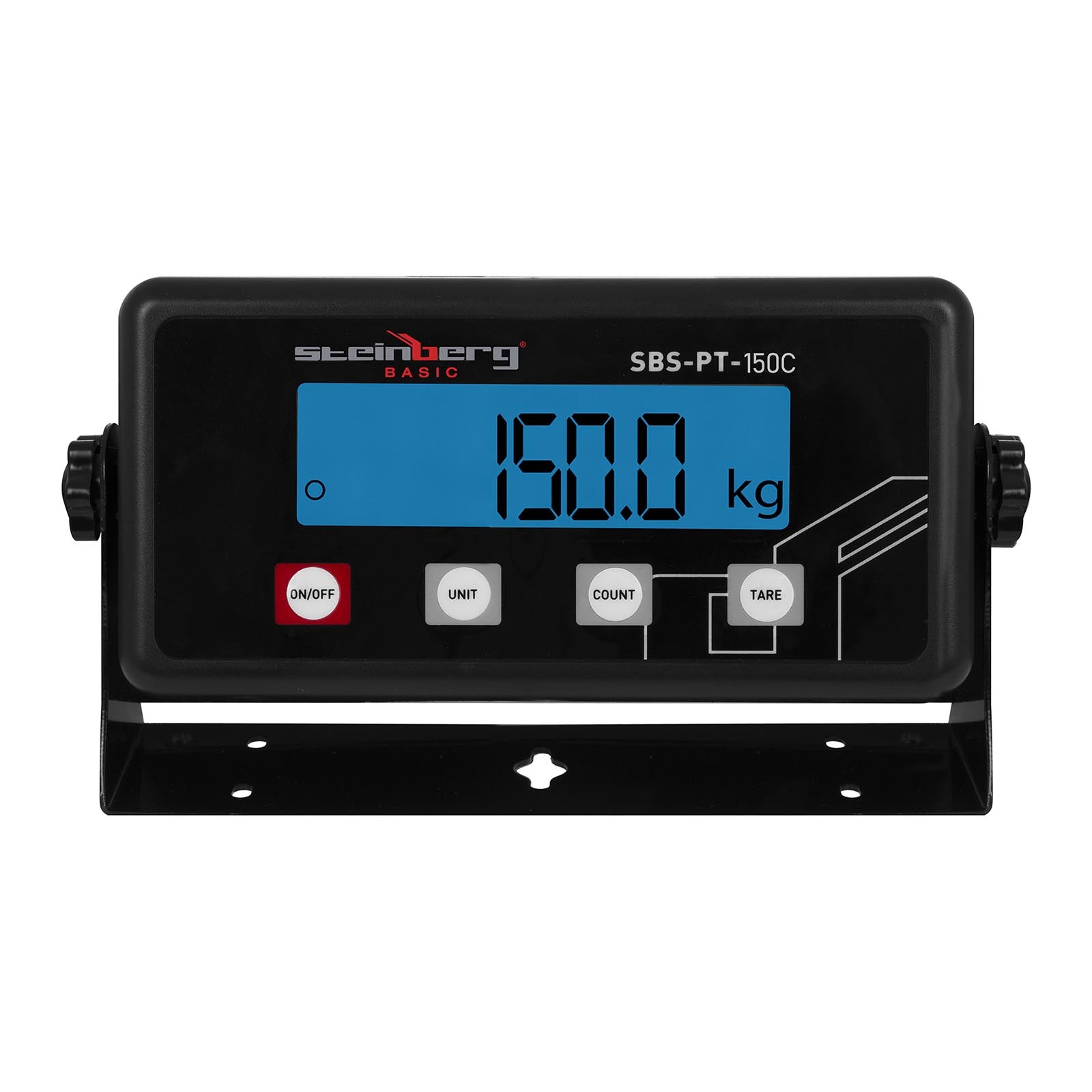 Food Service – Industrial postal parcel scale 150kg / 20g - Carlat