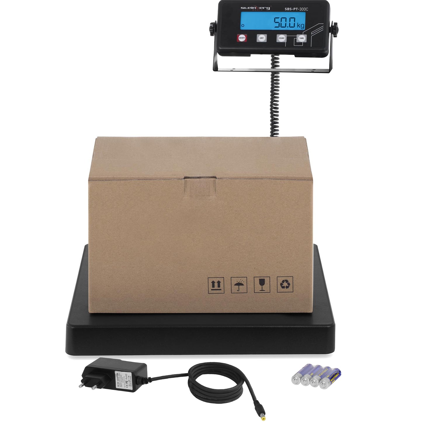 Food Service – Industrial postal parcel scale 300kg / 50g - Carlat