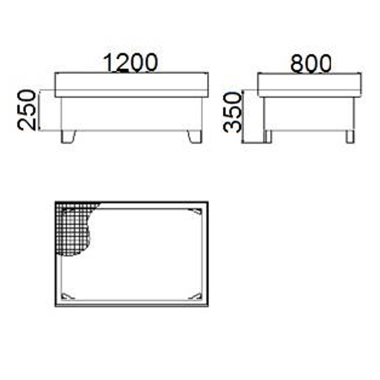 Food Service – Metal spill tub for 2 barrels 200L - Carlat
